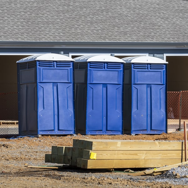 how can i report damages or issues with the porta potties during my rental period in Conroy IA